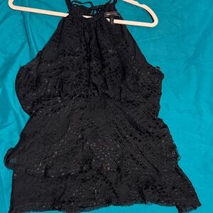 Black Halter Top